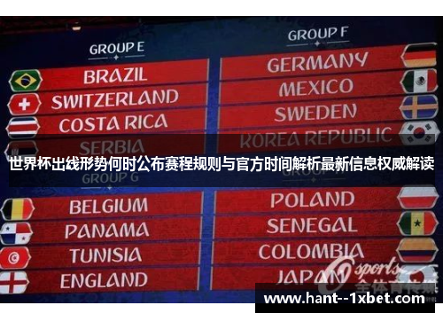世界杯出线形势何时公布赛程规则与官方时间解析最新信息权威解读
